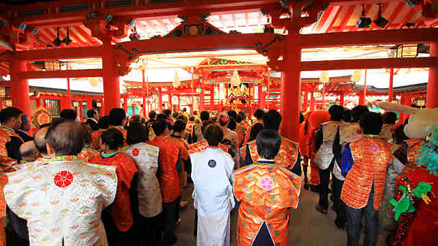 生田神社の節分祭神事