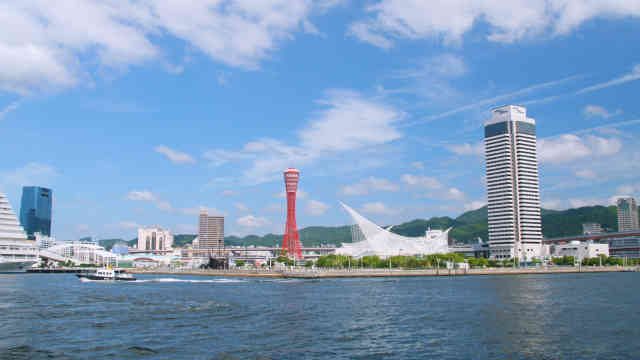神戸ポートタワーの風景