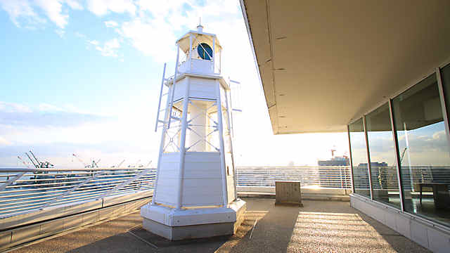 神戸メリケンパークオリエンタルホテルの灯台