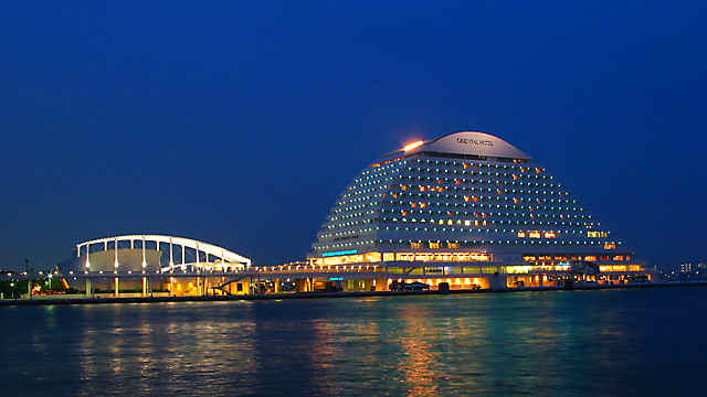 神戸メリケンパークオリエンタルホテルの夜景